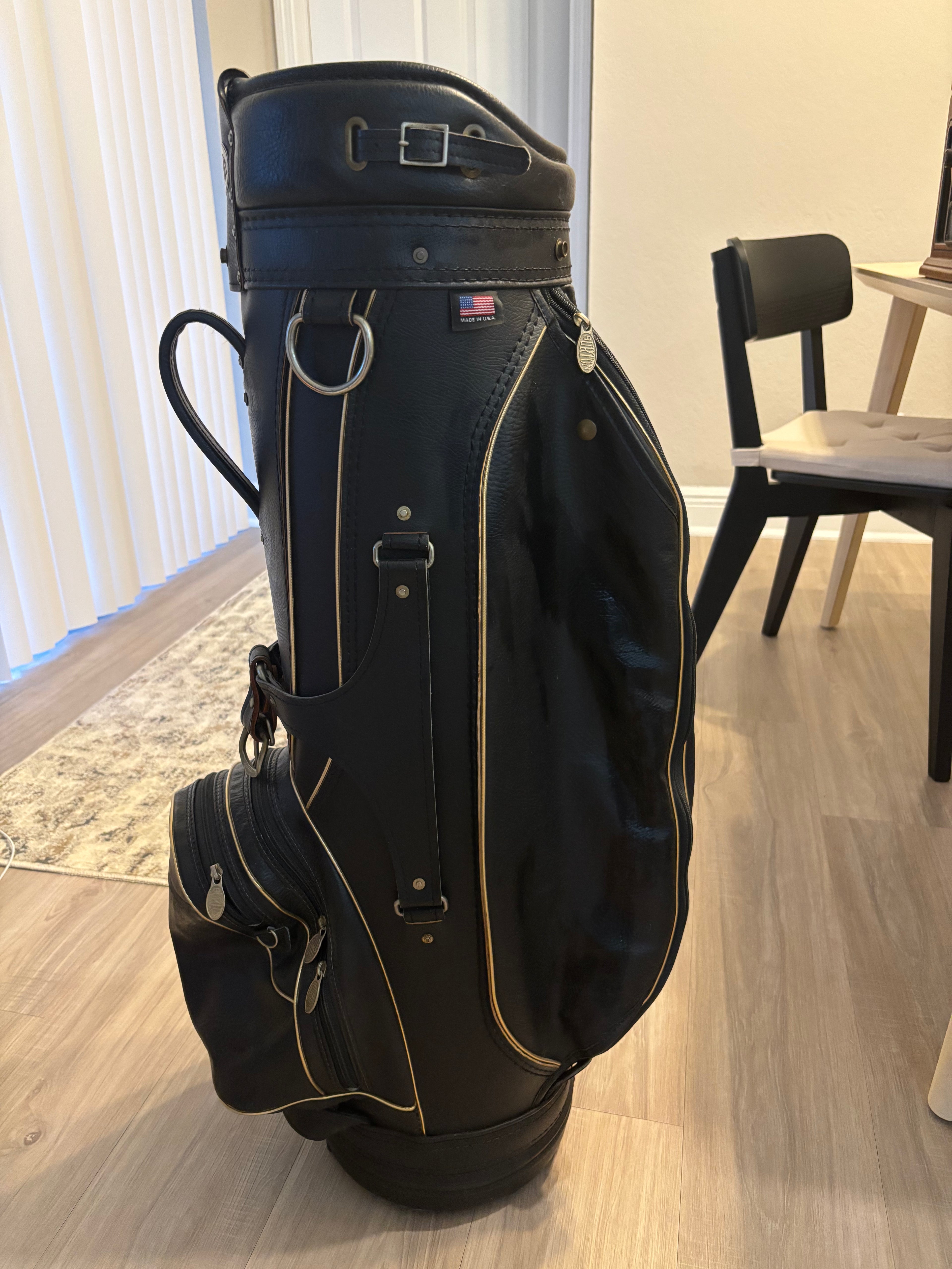 Burton Vintage Leather Golf Bag