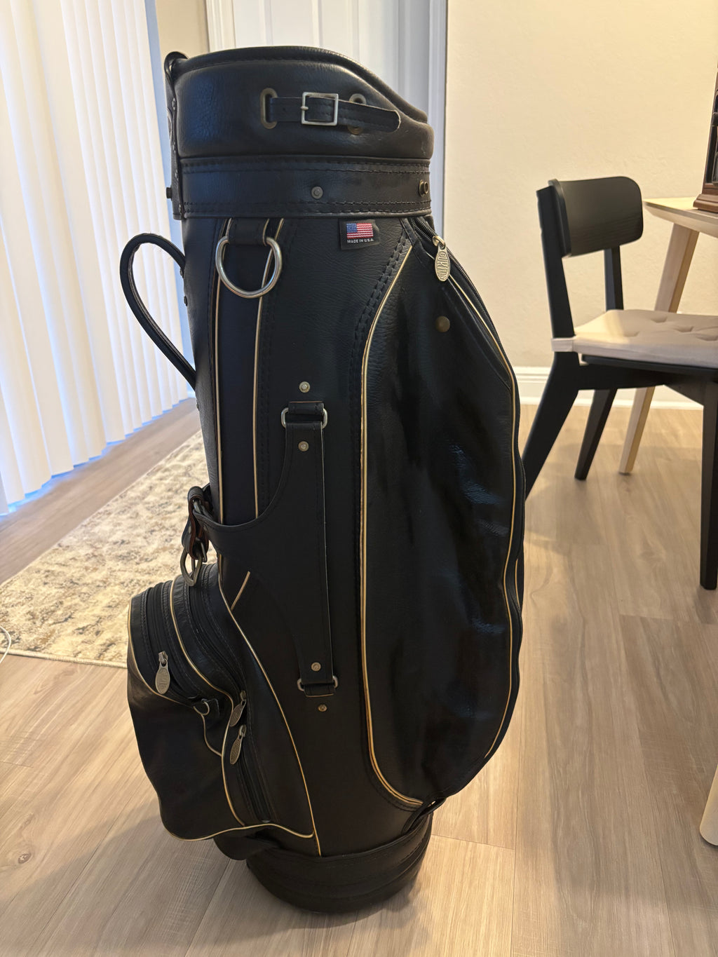 Burton Vintage Leather Golf Bag